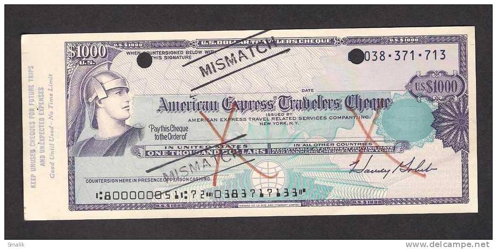 american express travelers cheques death